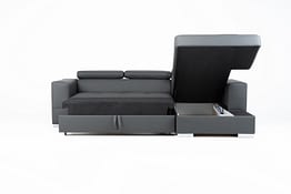 Lima Corner Sofa Bed Soft Grey-009-Edit